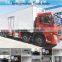 Red color refrigerated truck box refrigerated van truck