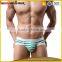 Stylish stripe printing men thong underwear hipster sexi mens tanga