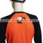 Men's Cotton jersey crew neck 3/4 length raglan sleeve t shirt