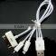 Hot Selling USB Data Line 3 in 1 Speed USB cable for Smartphone