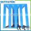 Blue 4V bank air filter detachable holding frame