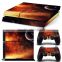 Decal Cover vinyl Skin Sticker For PS4 Console and 2 Controller game accessories