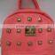 top quality ladies PU leather backpack with stud