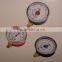 Steel base and glass window Pressure Gauge-