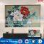 interior wall decoration glass flower mosaic tile pictures pattern