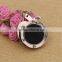 Metal shiny apple shape bag hanger / blank zinc alloy purse holder for ladies