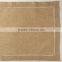 Square hemstitch natural linen placemat