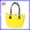 Fashion bag 2015 women eva handbag with top fur