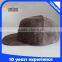 blank flat brim 5 panel snapback caphat custom suede 5 panel hat