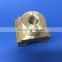 cnc machine Industrial square base brass metal sheet with External screw thread