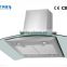 GS CE kitchen curved glass island cooker hood