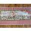 Full Embroidery Imitate Hand-made Pink /camel Color Sofa Cover Set