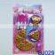 Plastic mini fork and spoon pizza breakfast toy set for kids