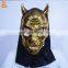 halloween party black head anime pvc mask horror animal full face mask for adult