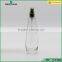 clear glass face lotion bottle with pump sprayer