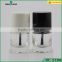 10ml round nail polish glass bottle with cap and brush