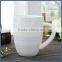 Modern style colorful stripe porcelain tea mug cup