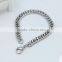Heavy Metal Cuban Curb Link Chain Men's Bracelet Stainless Steel 22cm Length
