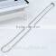 4mm Stainless steel Lobster Claw Clasp Flat Snake Chain