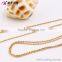 42749 xuping jewellry 2016 hot sale 18k gold color ball chain necklace                        
                                                Quality Choice