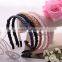 Fashion Vintage Beaded Hair Band Fabric Elegant Headband Hair Accessories for Girls/