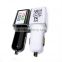 Hign quality 5v 2.1A dual usb port car charger for iphone and tablet PC in same time promotion