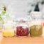 0.7L 1L High quality glass storage jar/glass jar with metal clip/glass airtight jar