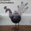 Iron peacock bird statue decorative