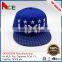 100% Cotton Hats Panel 3d Embroidery Fitted Hip Hop Cloth Caps