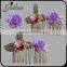 Bidal Hair Comb-Hawaiian Plumeria Flowers Bridal hair accessory Fascinator Headpiece Wedding hair accessory FHCOC2002
