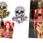 46*39mm Punk Style Skeleton Brooches Halloween Vintage Brooches Women Jewelry Silver Gold Men Pins