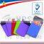 Lycra pocket wallet with removable polyurethane adhesive back