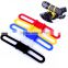 Multifunction silicone gel road bike mountain bicycle cycling light torch flashlight ties