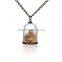 Fashion Stereoscopic Glass Ball The built Starfish Conch Shell Pendant Long Vintage Copper Chain Pendant Necklace