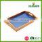 3 pcs Fashion bamboo wooden serving tray for sale