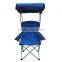 Folding chair with sun shade