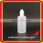 50ml ejuice PE plastic bottle with childproof cap and long dropper GR343R