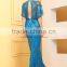Latest Evening Gown Design See Through Bead Tulle Real Sample New Evening Dress for Evening Party