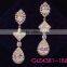 Brass Jewelry Cubic Zirconia Stone Wedding Earrings