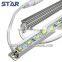 White Color DC12V 72led/m 18w Waterproof Aluminum profile Aquarium LED Rigid strip light Bar
