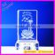 3D Laser Engraved Crystal Cube Birthday Gifts GZ-G-002
