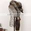 new style fashion real silver fox fur long scarf 1323