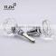 Polished Chrome Finish Zinc Alloy Glass Door Knob Covers