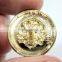 gold color sewing button for garment
