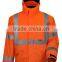 3m reflective safety jacket,3M reflective working jacket ,waterproof worker jacket
