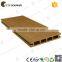 Waterproof hollow redwood color outdoor wpc decking