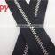 3# Silver Y Teeth Long Chain Metal Zipper with Factory Price