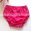 Red Rose Girls Bloomer Valentine's Baby Girls Diaper Cover With Satin Bow Western girls bloomer Baby Shorts