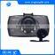 Factory price wide Angle 1080 p cycle Rcording 2 camera car dvr