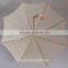 Beautiful manual butterfly golden shaft long umbrella